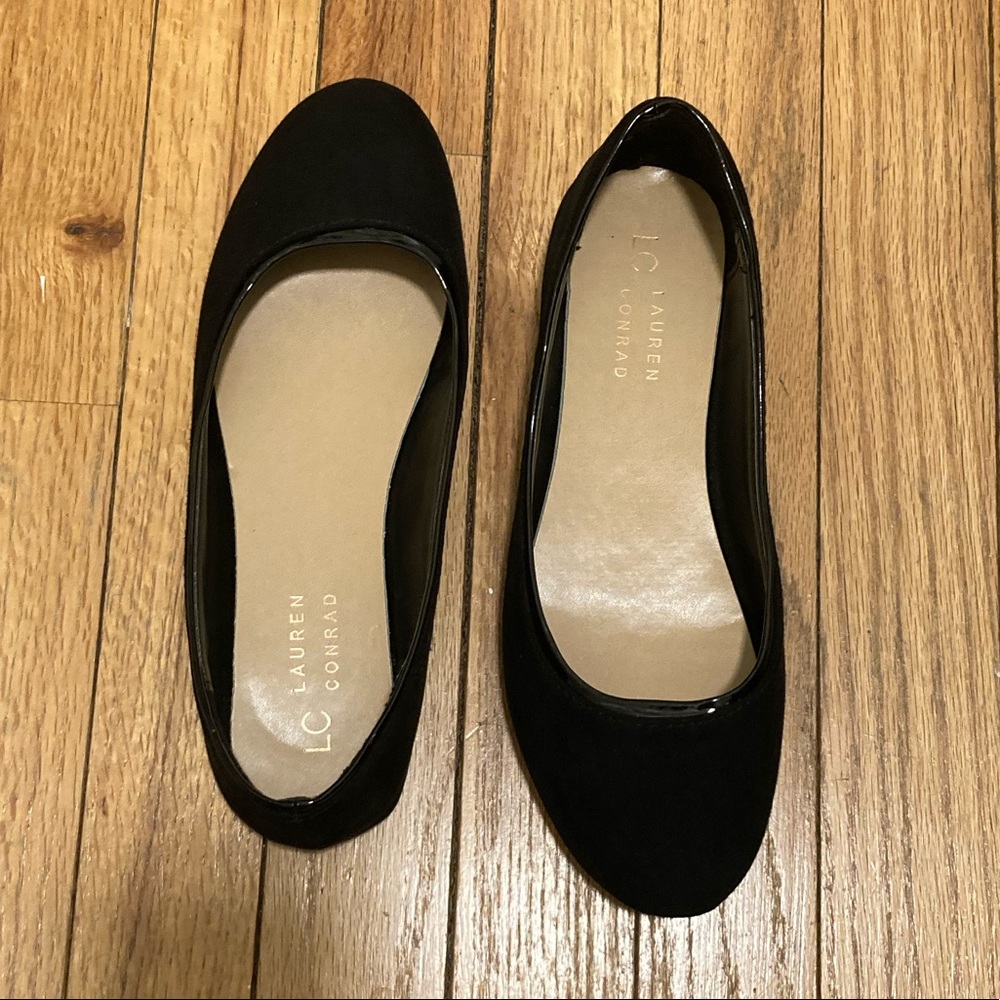 Lauren Conrad Black Flats